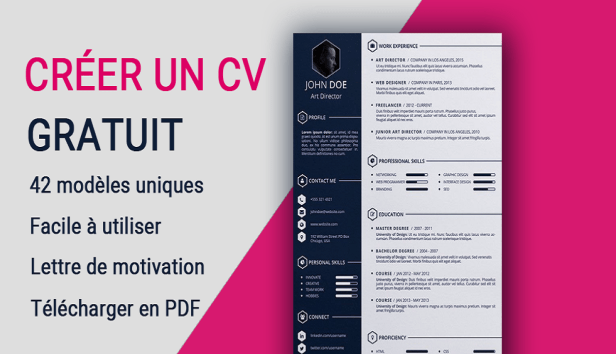 Créer CV gratuit