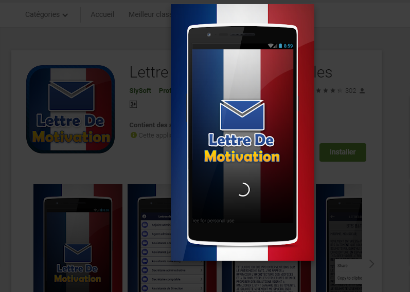 Lettre de Motivation - Modèles
