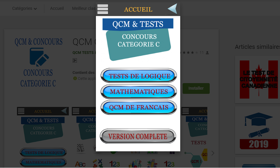 Applications De QCM De Concours 2020 ! Les Populaires