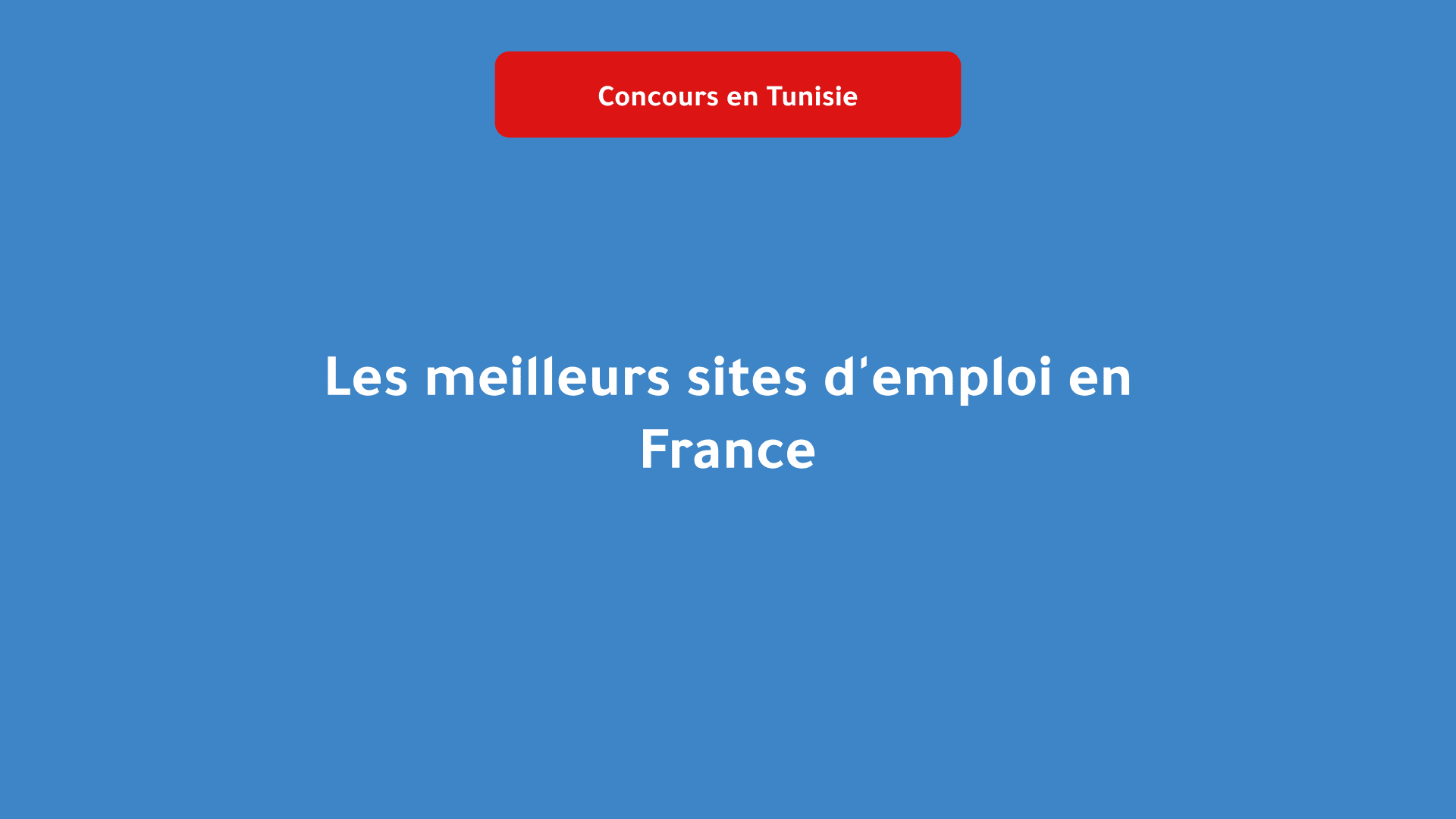 Les meilleurs sites d'emploi en France