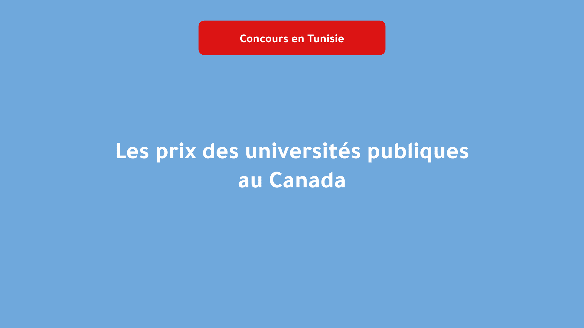 prix des universités publiques au Canada